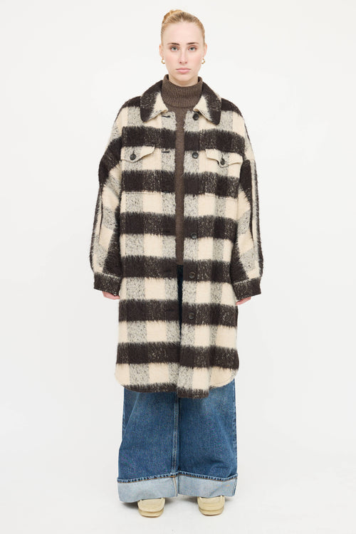 A.L.C. Plaid Button Up Jacket