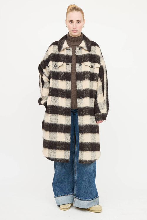 A.L.C. Plaid Button Up Jacket