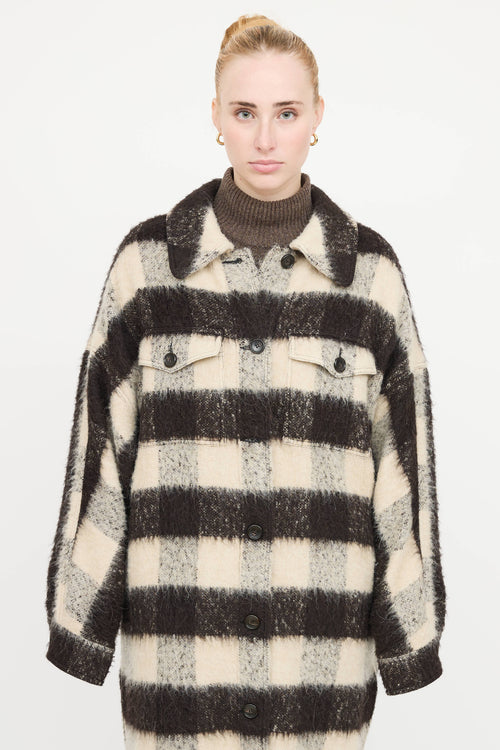 A.L.C. Plaid Button Up Jacket