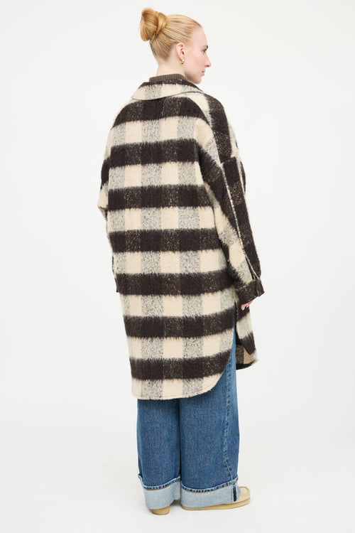 A.L.C. Plaid Button Up Jacket