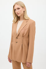 A.L.C. Brown Lace Up Suit