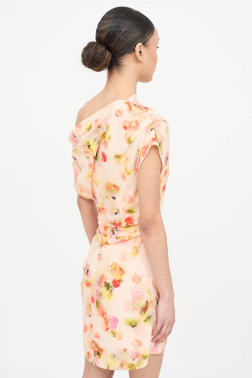 A.L.C. Silk Off Shoulder Dress