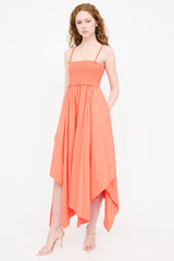 A.L.C. Cut Out Smocked Dress
