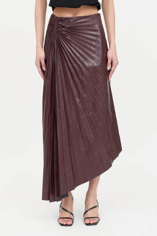 A.L.C. Faux Leather Tracy Skirt