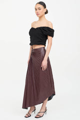 A.L.C. Faux Leather Tracy Skirt