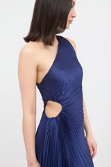 A.L.C. Satin Delfina Pleated Dress