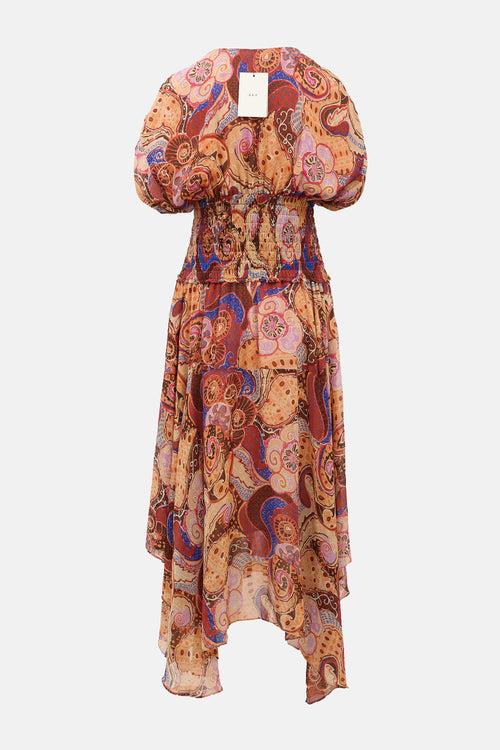 A.L.C. Silk Paisley Lucia Dress