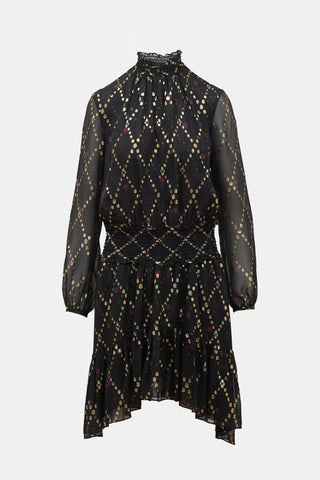 A.L.C. Silk Printed Dress