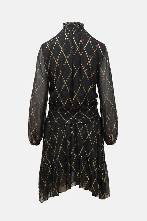 A.L.C. Silk Printed Dress