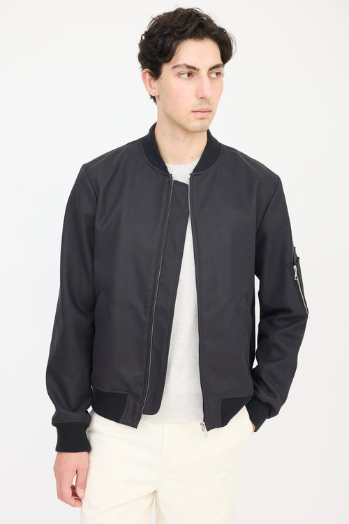 A.P.C. Black Bomber Jacket