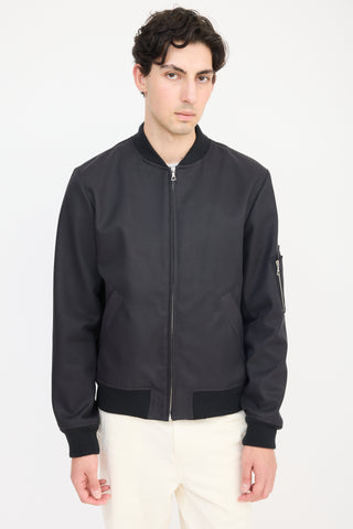 A.P.C. Black Bomber Jacket