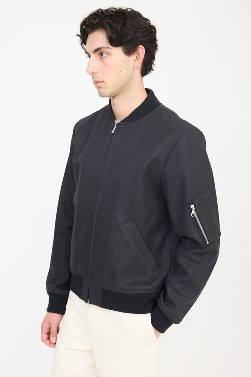 A.P.C. Black Bomber Jacket