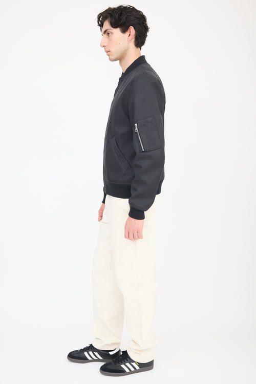 A.P.C. Black Bomber Jacket