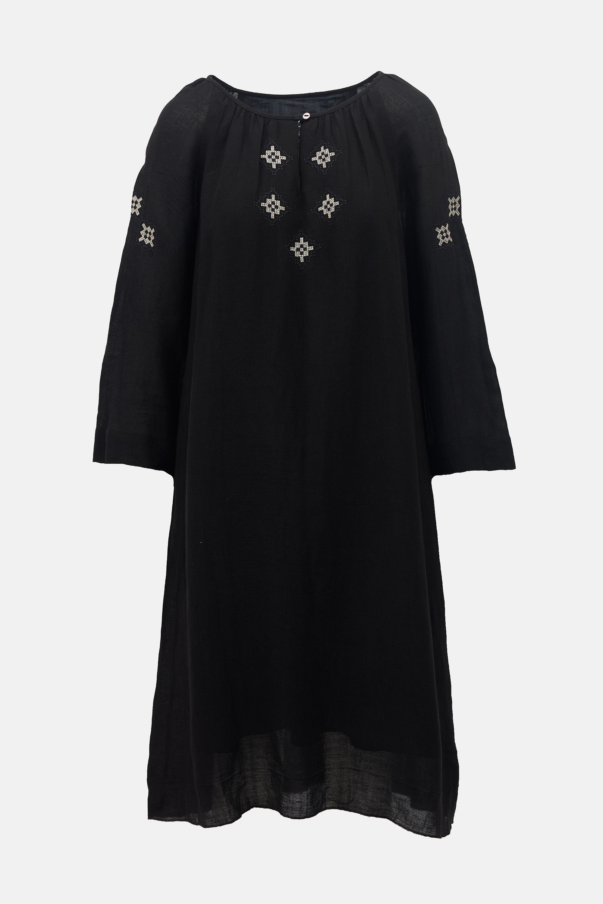 A.P.C. // Embroidered Tunic Dress VSP Consignment A.P.C. // Embroidered Tunic Dress VSP Consignment