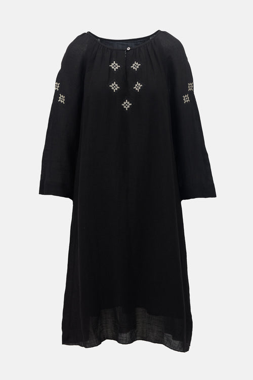 A.P.C. Embroidered Tunic Dress