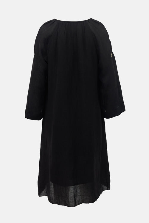 A.P.C. Embroidered Tunic Dress