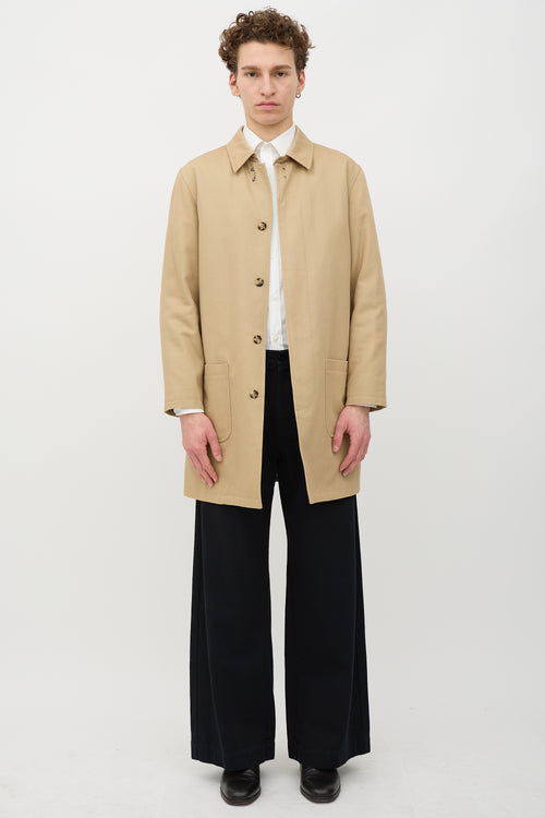 A.P.C. Fleece Lined Car Coat
