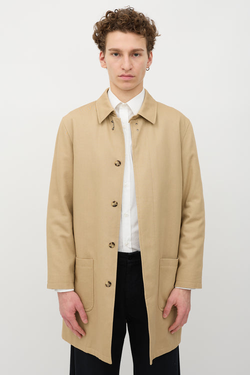 A.P.C. Fleece Lined Car Coat