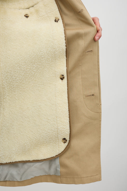 A.P.C. Fleece Lined Car Coat