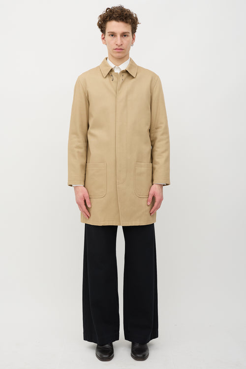A.P.C. Fleece Lined Car Coat