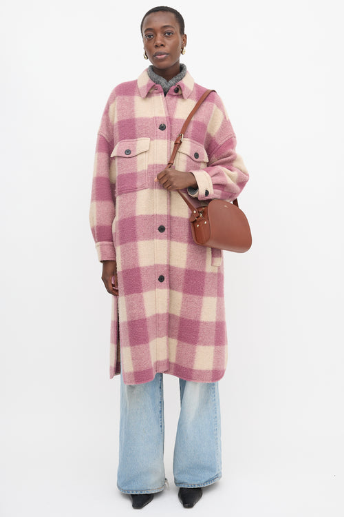 A.P.C. Leather Demi Lune Crossbody Bag