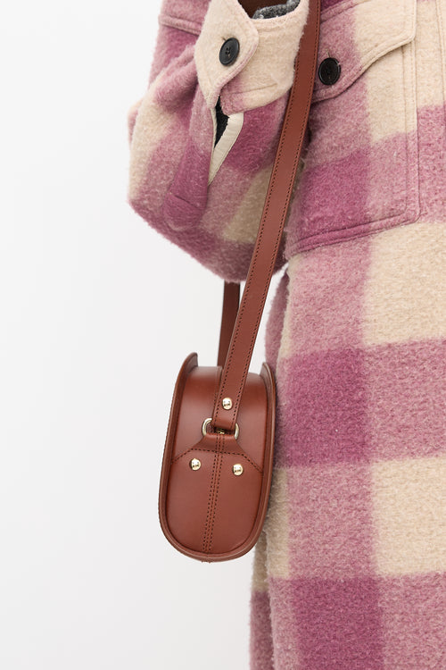 A.P.C. Leather Demi Lune Crossbody Bag