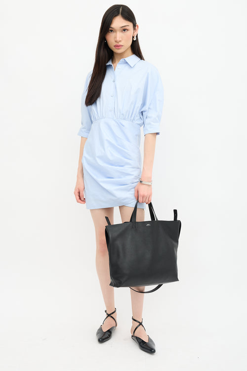 A.P.C. Leather Maiko Tote Bag