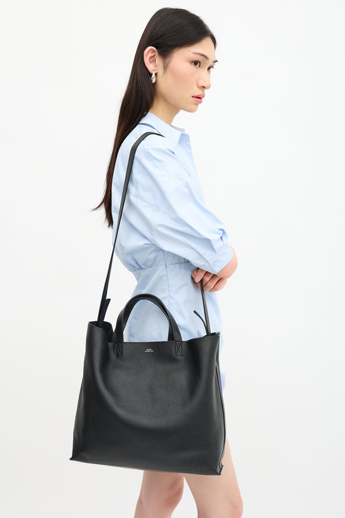 A.P.C. Leather Maiko Tote Bag