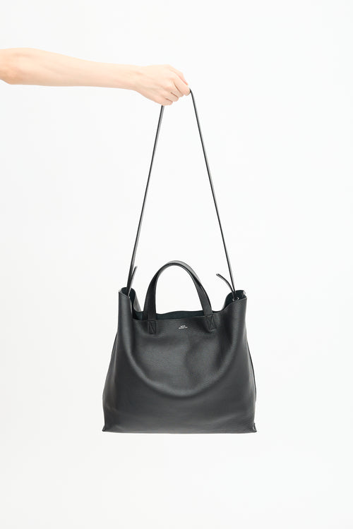 A.P.C. Leather Maiko Tote Bag