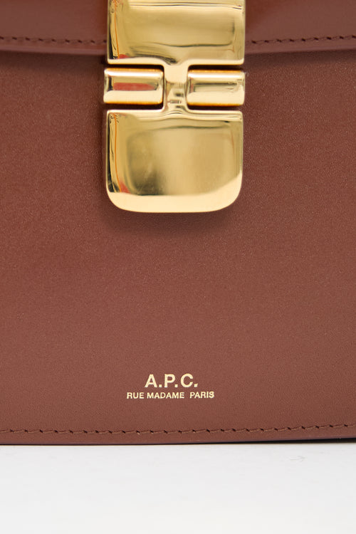 A.P.C. Leather Grace Crossbody Bag