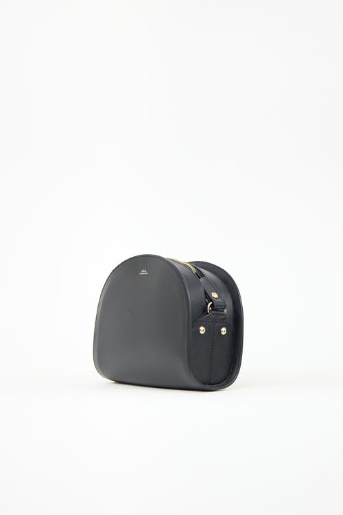 A.P.C. Leather Demi Lune Bag