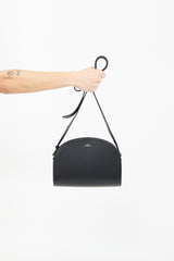 A.P.C. Leather Demi Lune Bag