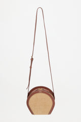 A.P.C. Leather & Jute Myla Bag