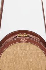 A.P.C. Leather & Jute Myla Bag
