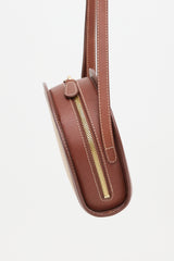 A.P.C. Leather & Jute Myla Bag
