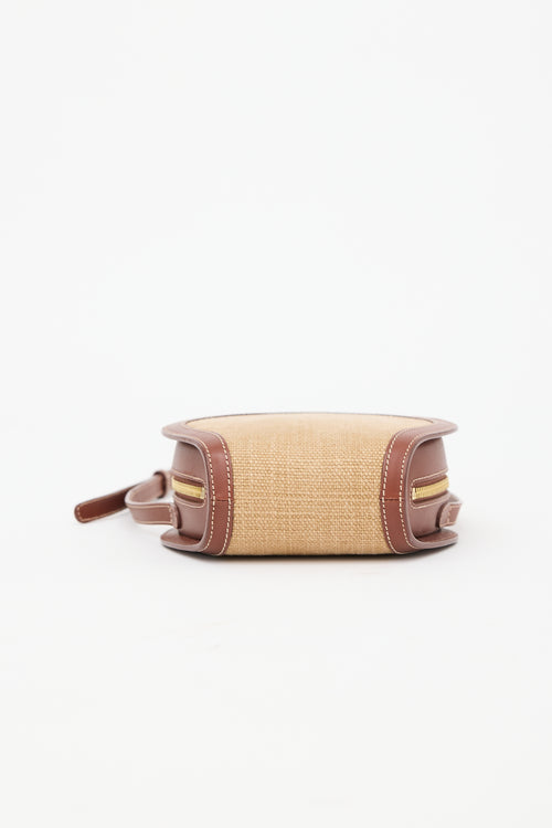A.P.C. Leather & Jute Myla Bag