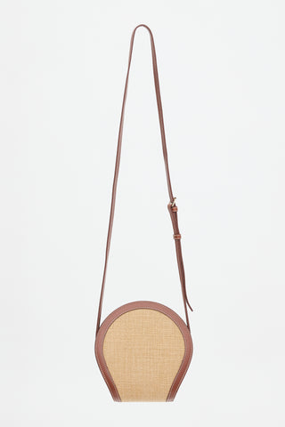 A.P.C. Leather & Jute Myla Bag
