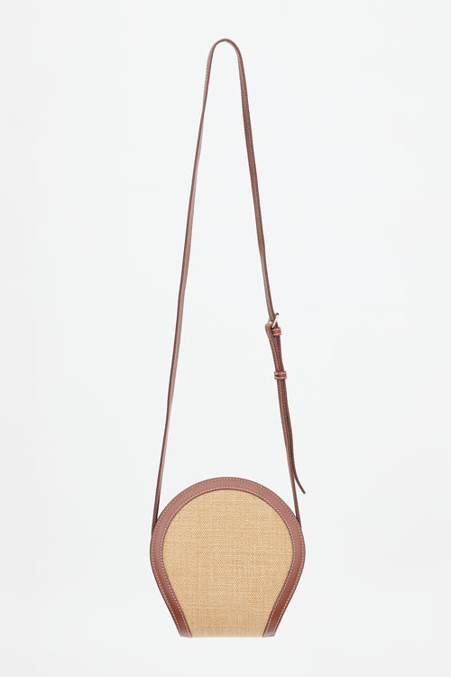 A.P.C. Leather & Jute Myla Bag