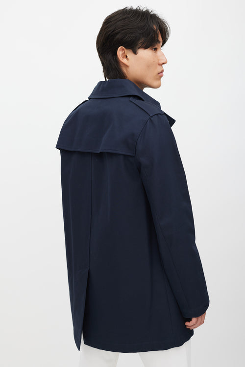 A.P.C. Navy Double Breasted Pea Coat