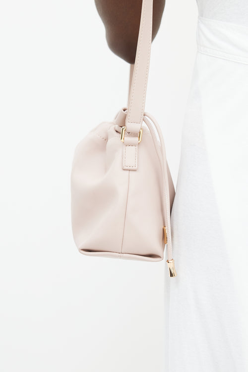 A.P.C. Pink Ninon Faux Leather Bag
