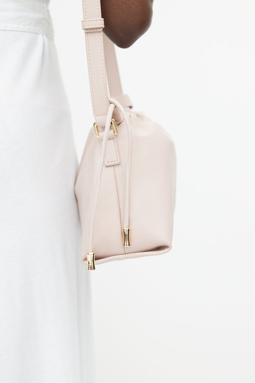 A.P.C. Pink Ninon Faux Leather Bag