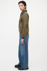 A.P.C. Sherpa Collar Zip Jacket