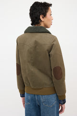 A.P.C. Sherpa Collar Zip Jacket