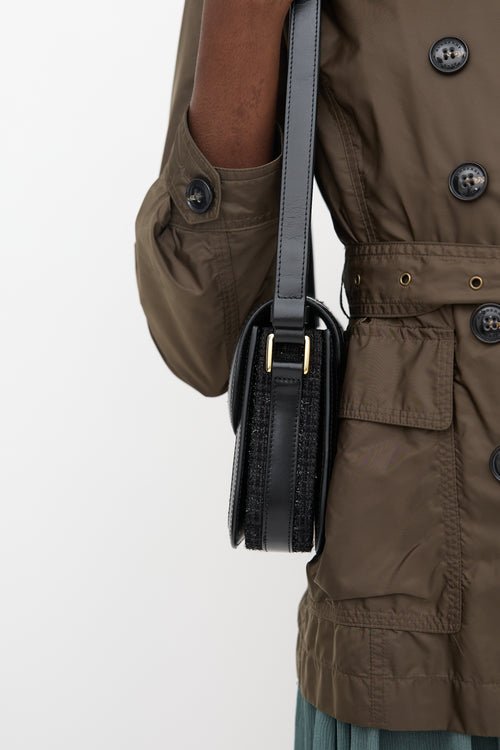 A.P.C. Sparkly Tweed Small Grace Bag