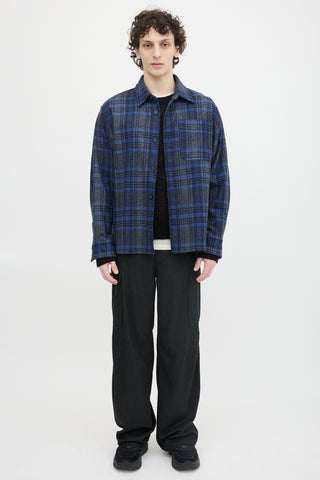 A.P.C. Wool Plaid Shirt