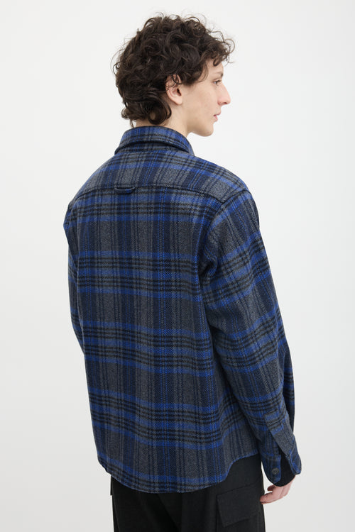 A.P.C. Wool Plaid Shirt