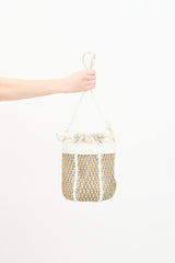 A.P.C. Woven Leather Garance Bucket Bag