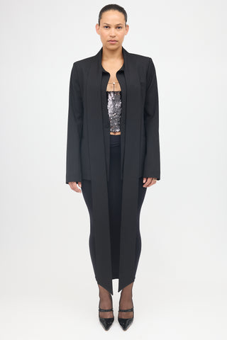 Aaron Esh Wool Keyhole Jacket