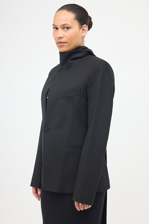 Aaron Esh Wool Keyhole Jacket