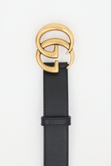 Gucci Leather Marmont GG Belt